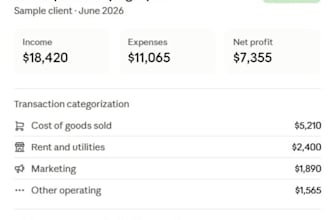 be your virtual bookkeeper for accurate monthly books