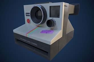 3d model, uv unwrap, and texture game ready props and assets