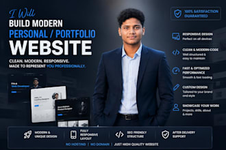 make personal websites for you