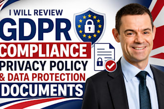 review your gdpr privacy policy and data protection compliance