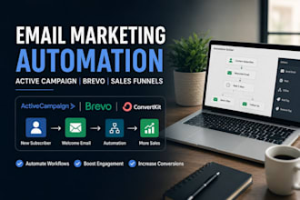 setup active campaign automation email marketing funnel brevo email marketing