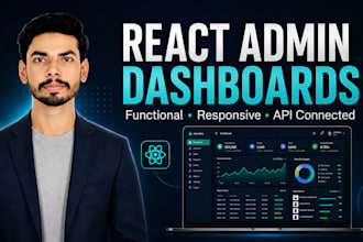 build a react next js admin dashboard with API integration