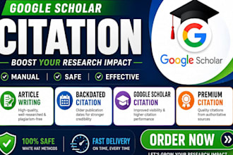 promote your research paper for google scholar visibility and citations