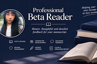 beta read your story and provide detailed feedback