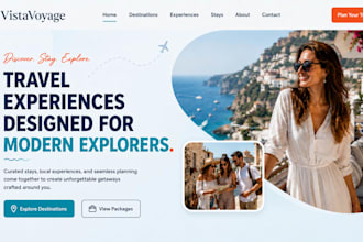 design squarespace travel startup hospitality tourism startup website