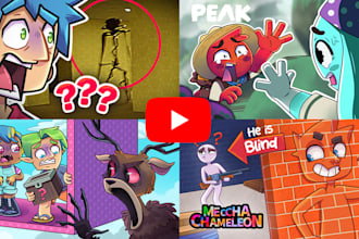 draw an illustrated youtube thumbnail for you