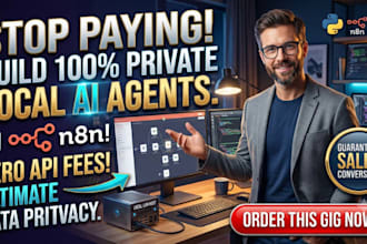 build automated local llm ai agents on n8n