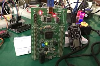 develop stm32 embedded c firmware for custom electronics and commercial products