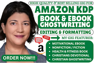amazon KDP ghostwriting formatierung und lektorat für sachbuch ebooks