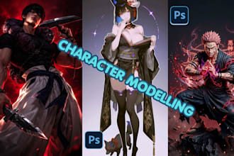 make cool illustrations for your oc, fanart, anime and manga characters jujutsu
