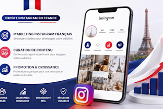 french instagram page marketing manager content curator grow instagram promotion