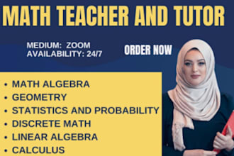 be your virtual math, linear algebra, calculus, a level, o level teacher