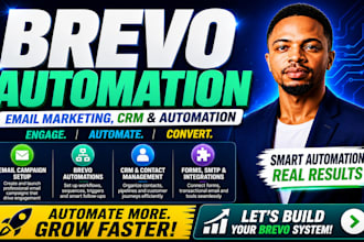 setup brevo email marketing, CRM, SMTP and automation