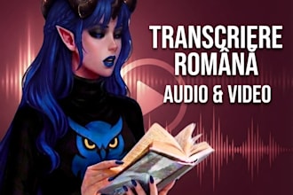 transcribe romanian audio and video to text