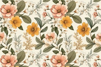 design seamless pattern for textile fabric wallpapers and packaging