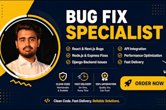 debug and fix your react, nodejs or python web app