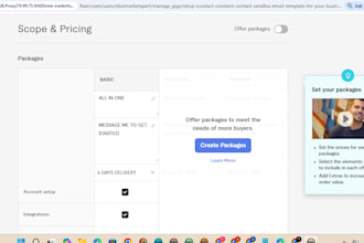 setup icontact constant contact sendfox email template for your business