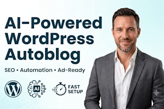 build an ai powered wordpress autoblog with SEO automated publishing