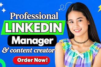be your linkedin manager and content creator