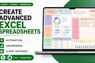 create advanced editable excel spreadsheets automated client tracker dashboard