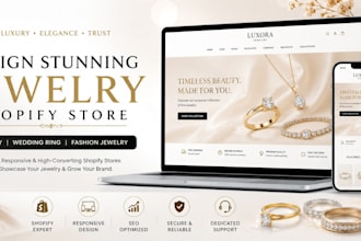 design jewelry shopify store jewelry website wedding ring jewelry fashion store