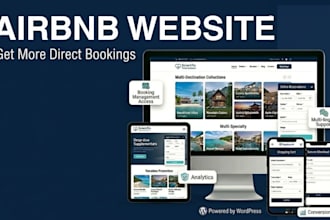 design airbnb website vacation rental website hotel booking website
