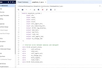 write, debug and explain verilog hdl code for fpga projects