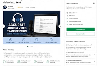 accurately transcribe audio and video into text