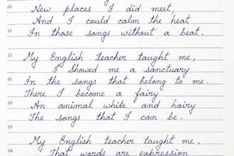 write professional handwritten notes