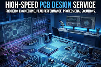 design highspeed pcb for esp32, stm32, arduino applications