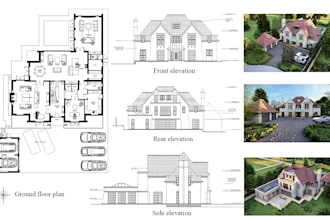 do city permit drawings as your architect, draftsman of floor plan in autocad