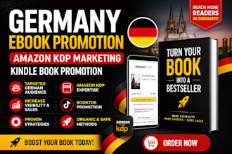 do germany ebook promotion, amazon KDP marketing, and kindle book