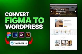 figma to wordpress, figma to elementor, canva to wordpress