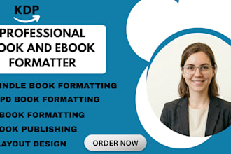 format your book for kindle and kdp to look professionally published