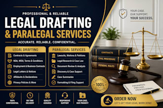 be your lawyer and paralegal