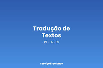 traduzir seu texto entre portugues ingles e espanhol com qualidade profissional