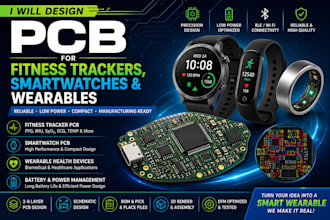design pcb for fitness trackers, smartwatches and wearables