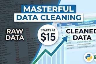 do data cleaning, formatting, and wrangling in any file format using python