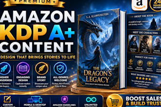 create amazon store and ebc design, ebc design and premium  images
