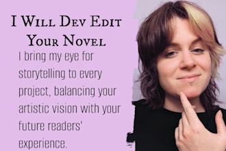 dev edit your fiction novel