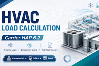 perform an hvac load calculation using carrier hap