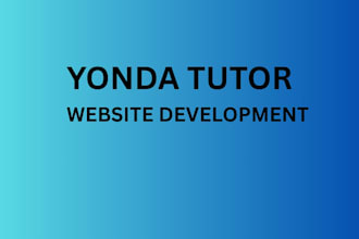 design, redesign, or develop a professional yonda tutor website