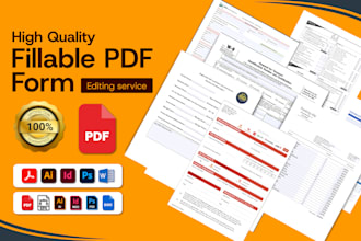 professional fillable PDF form, interactive fillable pdf, editable fillable form