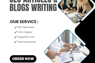 write articles and blogs