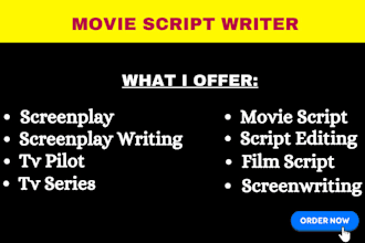 write movie script, movie script writing, screenwriting, screenplay, film script