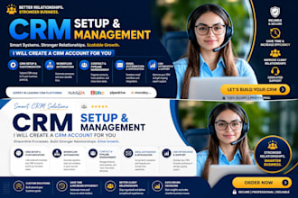setup hubspot or zoho CRM with email marketing automation