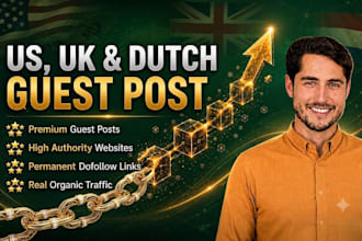 publish US UK and dutch guest posts on high authority websites