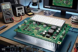design high power led pcb and led driver circuit