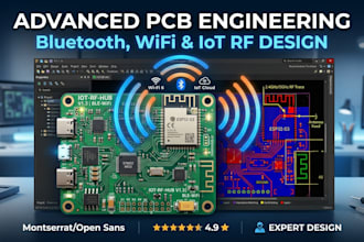 design bluetooth wifi iot pcb with rf signal integrity optimization
