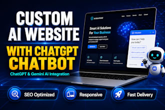 develop a custom ai web app, ai claude and chatgpt chatbot